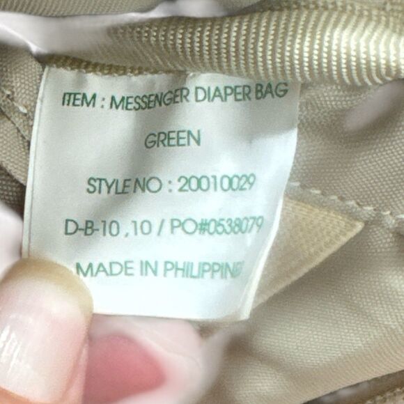 Kelty Messenger Diaper Bag Green - Picture 12 of 13